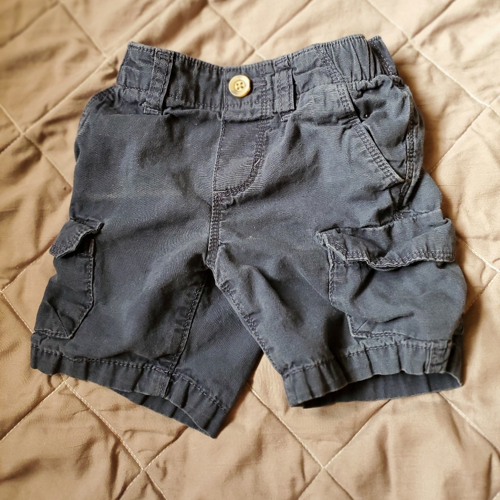 OLD NAVY blue cargo shorts